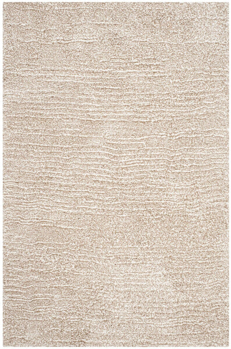 Safavieh Ultimate Shag Sgu211C Sand / Ivory Rugs.