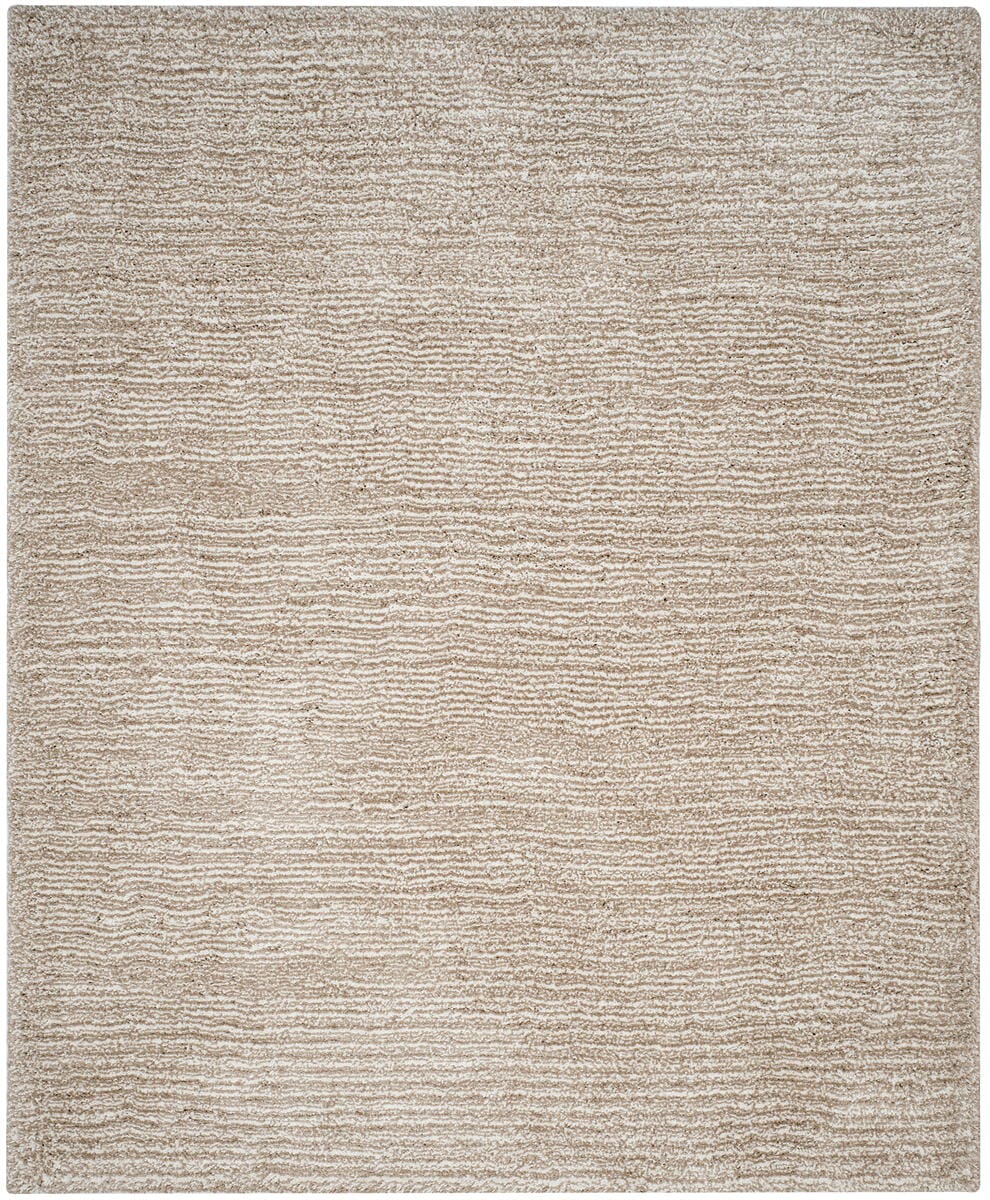 Safavieh Ultimate Shag Sgu211C Sand / Ivory Rugs.