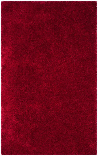 Safavieh Luxe Shag Sgx160E Red Shag Area Rug