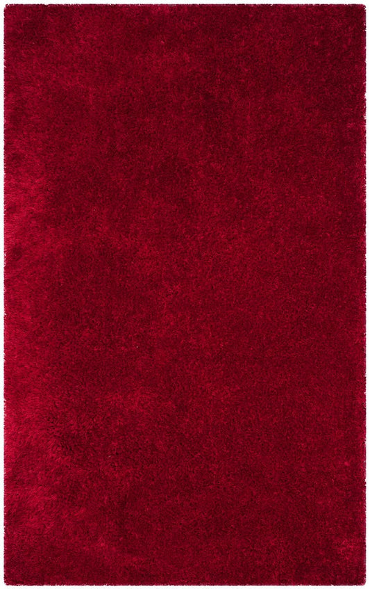 Safavieh Luxe Shag Sgx160E Red Shag Area Rug