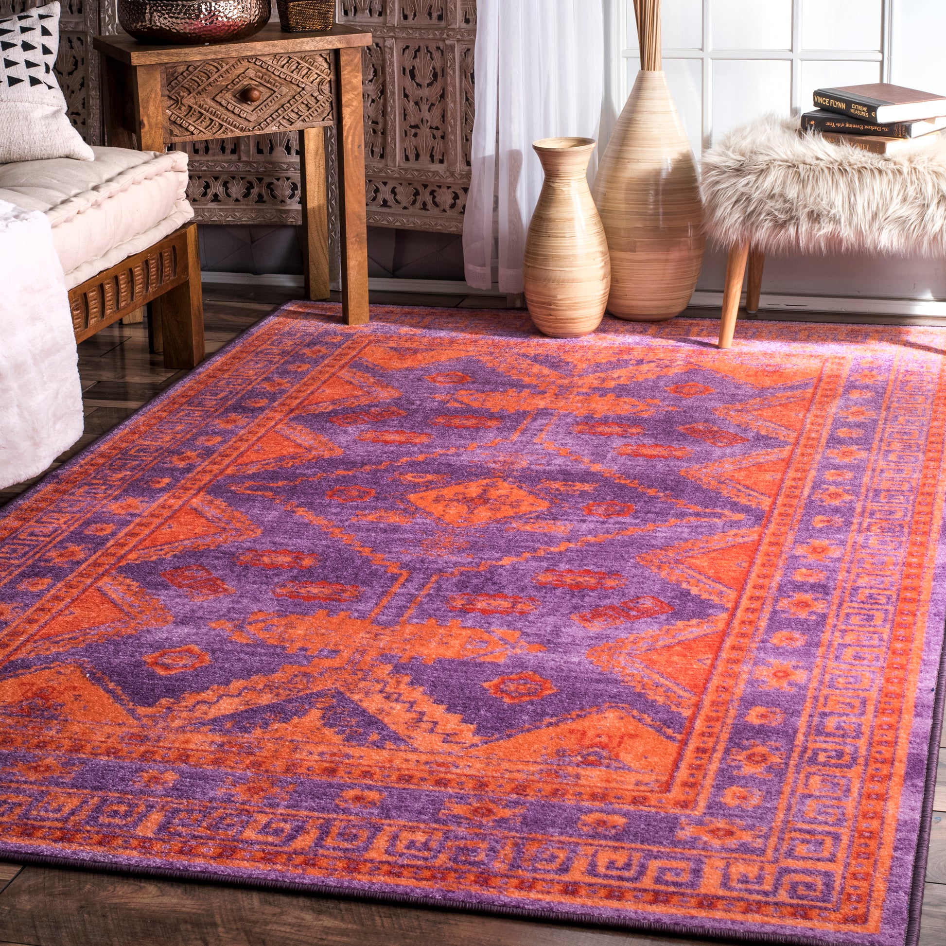 Nuloom Hellenic Muse Nhe2522A Purple Area Rug