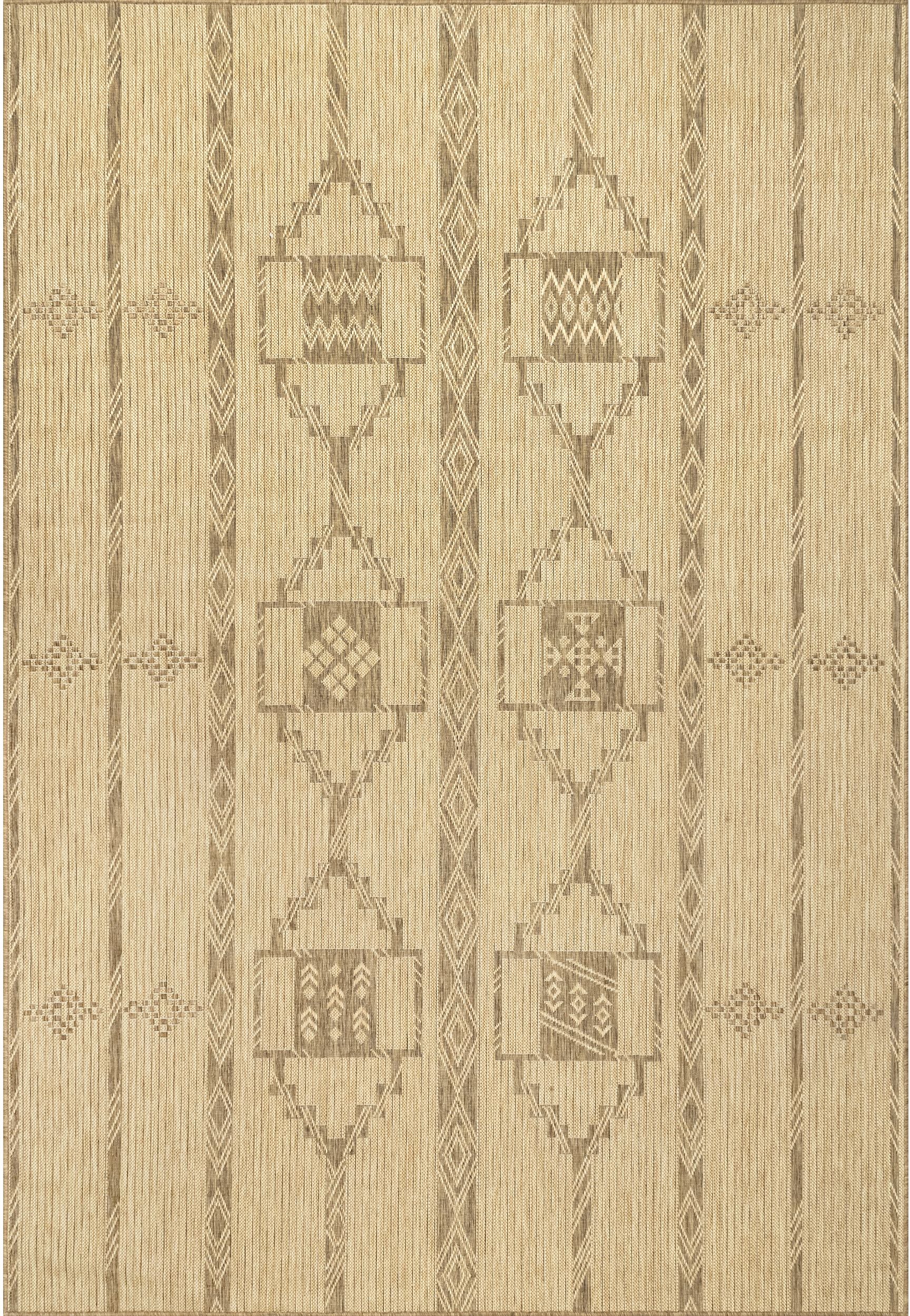 Nuloom Claudia Tribal Ncl1814A Beige Area Rug