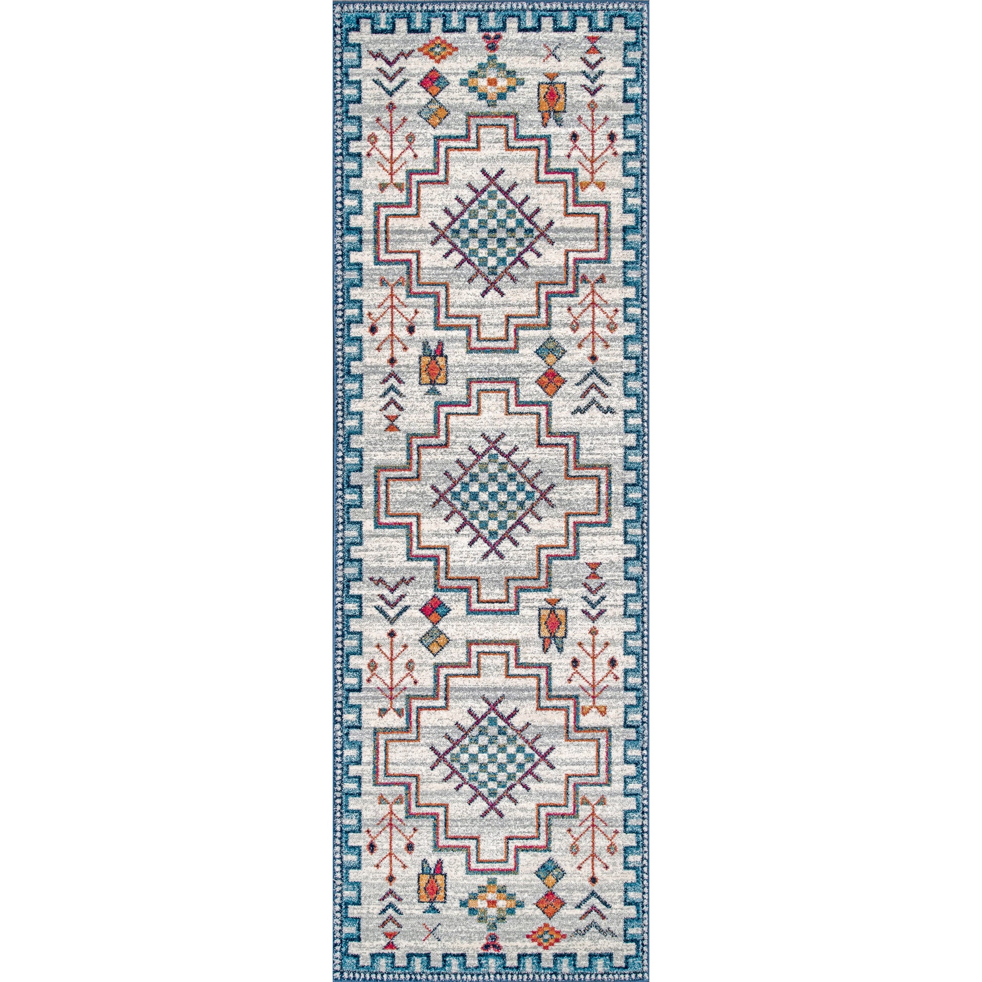 Nuloom Richelle Tribal Nri3152A Blue Area Rug