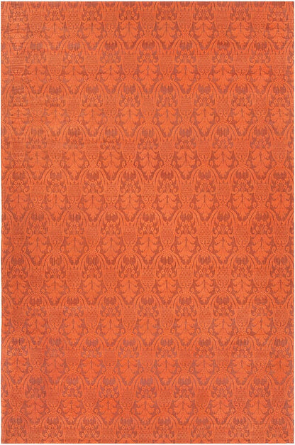 Chandra Shenaz She-31206 Orange Damask Area Rug