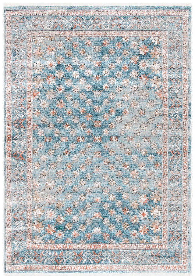 Safavieh Shivan Shv729M Blue/Rose Rugs.