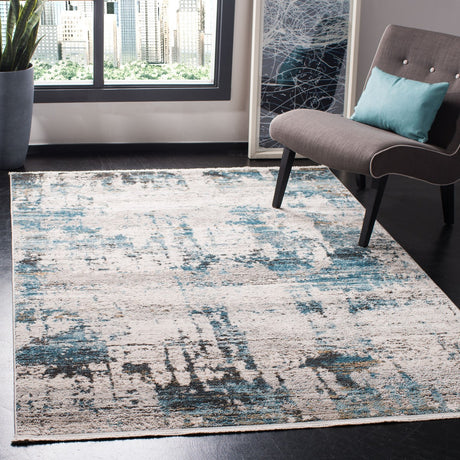 Safavieh Shivan Shv736N Ivory/Navy Rugs.