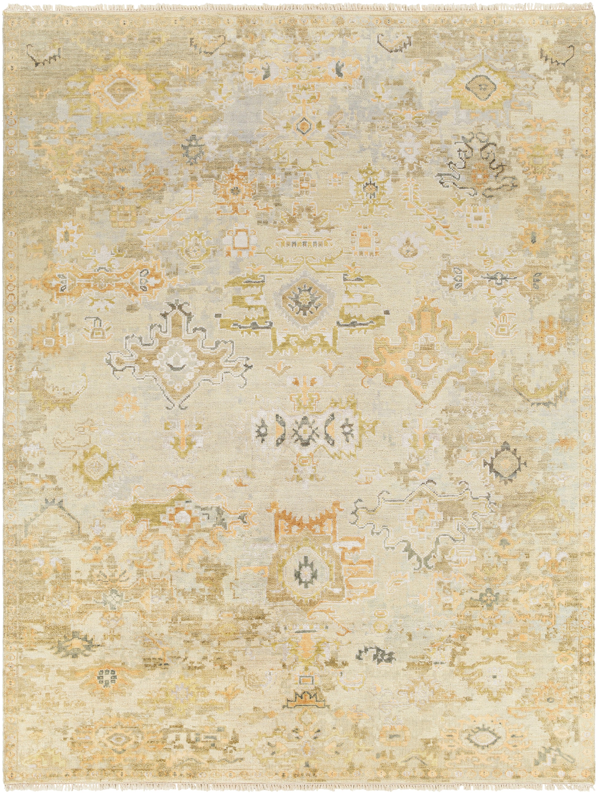 Surya Shiraz Shz-2301 Tan & Ivory Area Rug