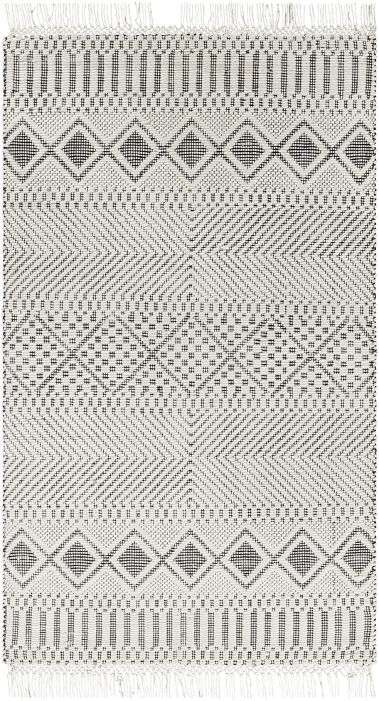 Surya Saint Clair Sic-2300 Black, Cream Area Rug