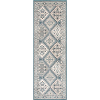 Nuloom Becca Tiled Nbe2896B Blue Area Rug