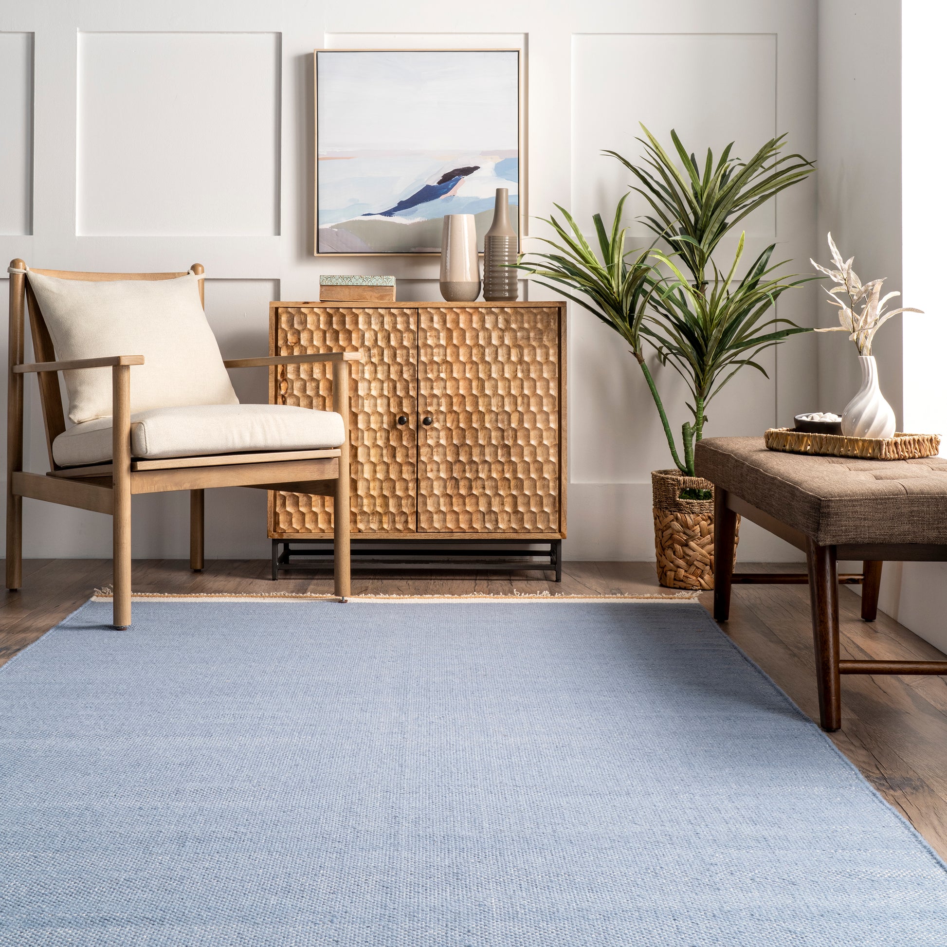 Nuloom Keri Casual Nke1981A Blue Area Rug