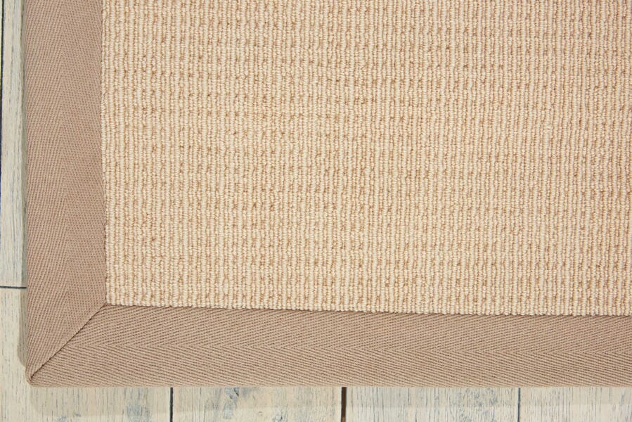 Nourison Sisal Soft Ssf01 Eggshell Solid Color Area Rug