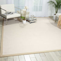 Nourison Sisal Soft Ssf02 Blanc Solid Color Area Rug