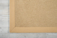 Nourison Sisal Soft Ssf04 Sand Solid Color Area Rug