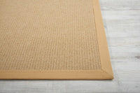 Nourison Sisal Soft Ssf04 Sand Solid Color Area Rug