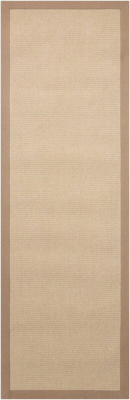 Nourison Sisal Soft Ssf05 Hazelnut Solid Color Area Rug