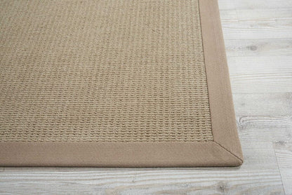 Nourison Sisal Soft Ssf07 Mushroom Solid Color Area Rug