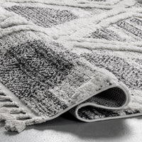 Nuloom Prissy Trellis Textured Npr2946A Gray Area Rug