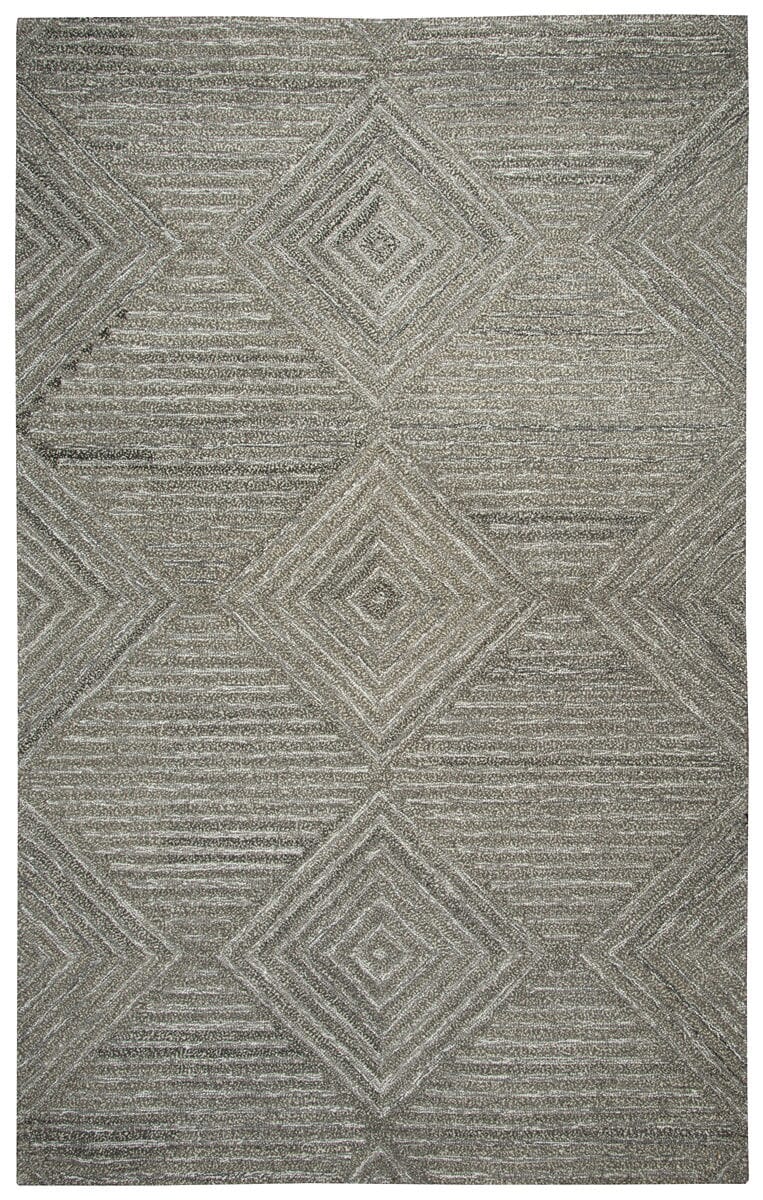 Rizzy Suffolk Sk-334A Gray Geometric Area Rug