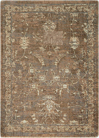 Nourison Silk Elements Ske02 Cocoa Area Rug