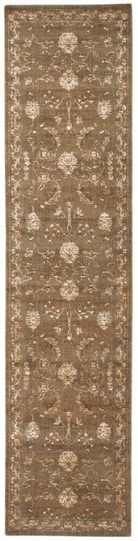 Nourison Silk Elements Ske02 Cocoa Area Rug