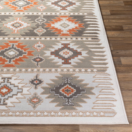Surya Skagen Skg-2303 Light Gray, Silver Gray, Terracotta, Charcoal Rugs.