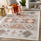 Surya Skagen Skg-2303 Light Gray, Silver Gray, Terracotta, Charcoal Rugs.