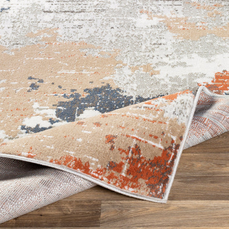 Surya Skagen Skg-2310 Terracotta, Charcoal, Navy, Light Gray Rugs.