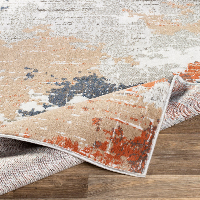 Surya Skagen Skg-2310 Terracotta, Charcoal, Navy, Light Gray Rugs.
