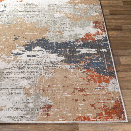 Surya Skagen Skg-2310 Terracotta, Charcoal, Navy, Light Gray Rugs.