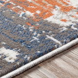 Surya Skagen Skg-2310 Terracotta, Charcoal, Navy, Light Gray Rugs.