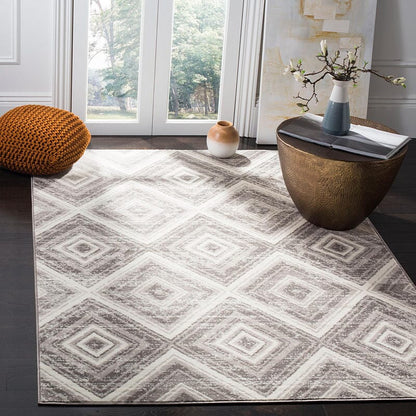 Safavieh Skyler Sky120K Grey / Ivory Geometric Area Rug