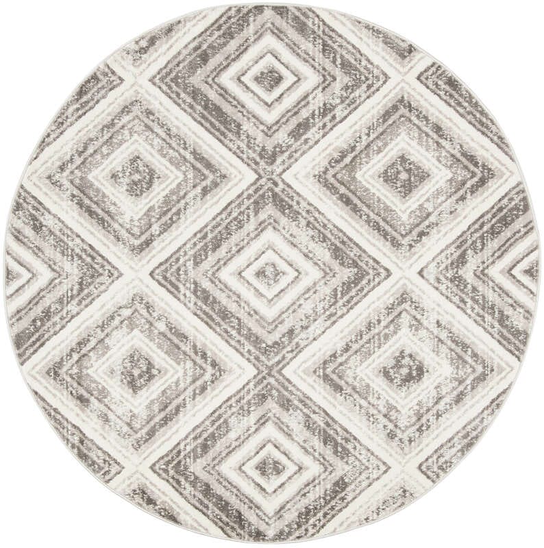 Safavieh Skyler Sky120K Grey / Ivory Geometric Area Rug