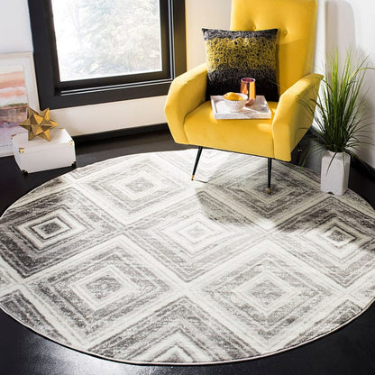 Safavieh Skyler Sky120K Grey / Ivory Geometric Area Rug