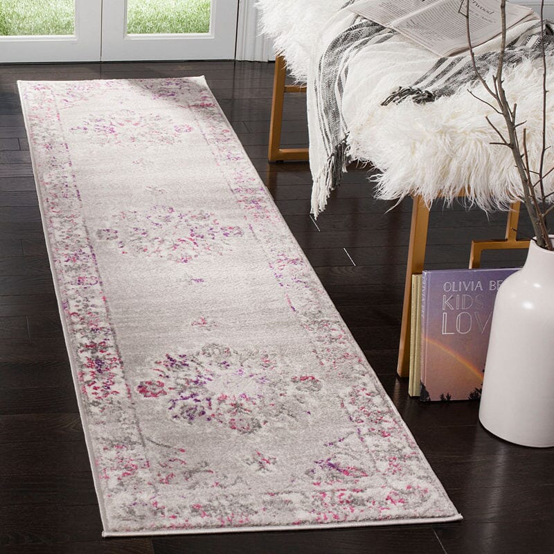 Safavieh Skyler Sky169P Grey / Pink Vintage / Distressed Area Rug