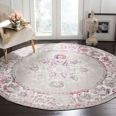 Safavieh Skyler Sky169P Grey / Pink Rugs.