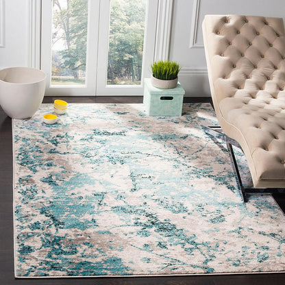 Safavieh Skyler Sky186M Blue / Ivory Organic / Abstract Area Rug