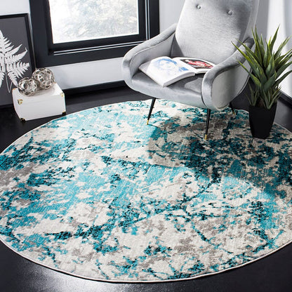 Safavieh Skyler Sky186M Blue / Ivory Organic / Abstract Area Rug