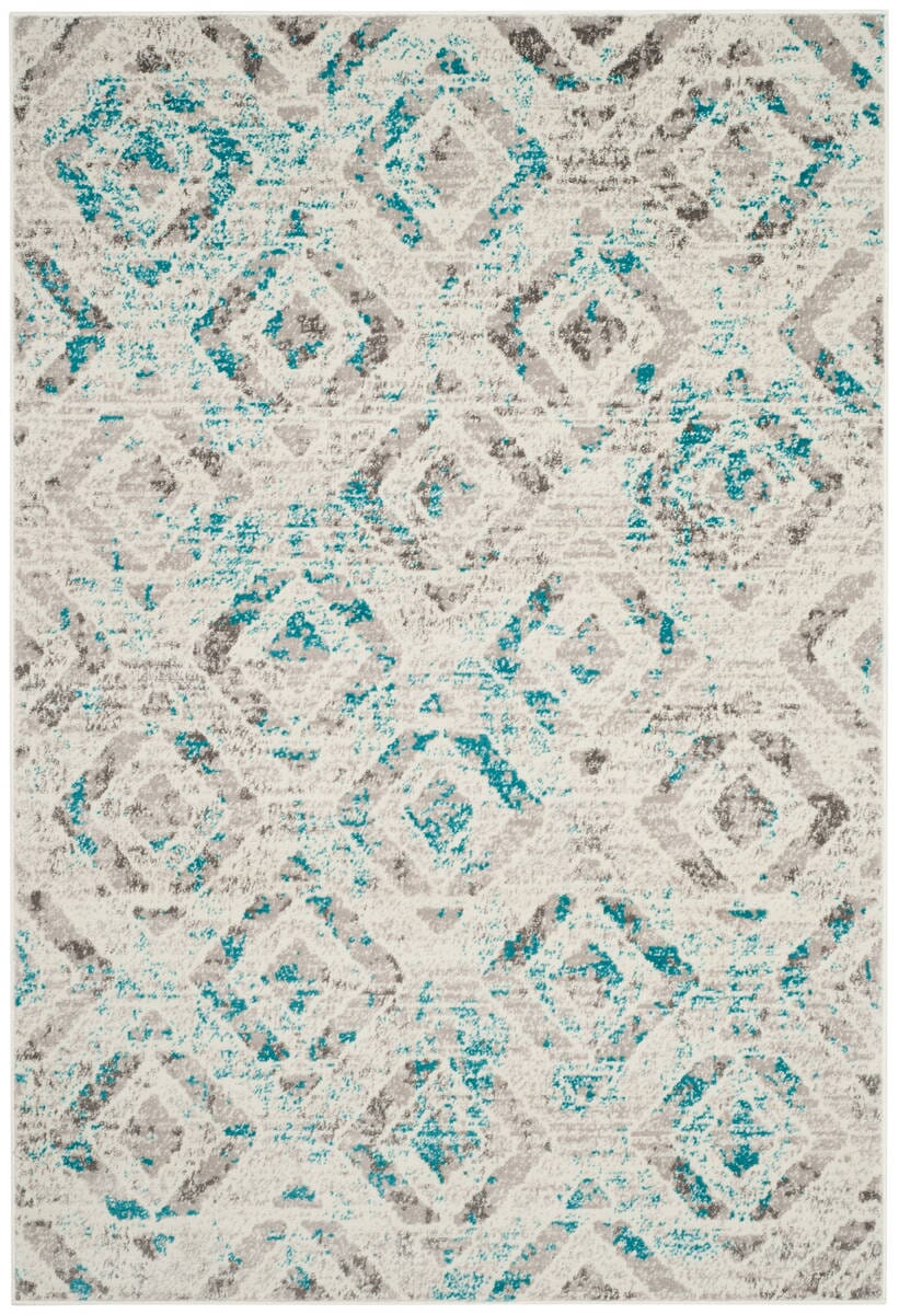 Safavieh Skyler Sky190D Ivory / Blue Moroccan Area Rug