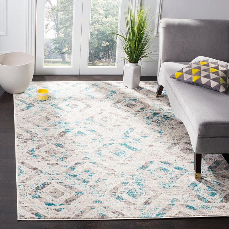 Safavieh Skyler Sky190D Ivory / Blue Rugs.