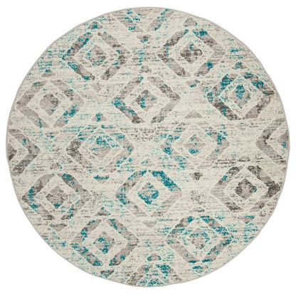 Safavieh Skyler Sky190D Ivory / Blue Moroccan Area Rug