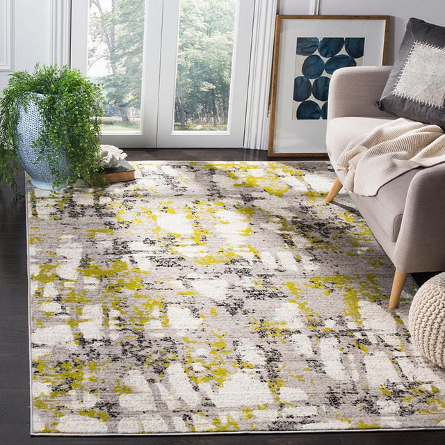 Safavieh Skyler Sky193G Grey / Green Rugs.