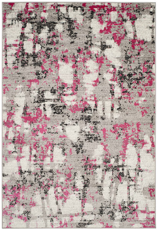 Safavieh Skyler Sky193P Grey / Pink Organic / Abstract Area Rug