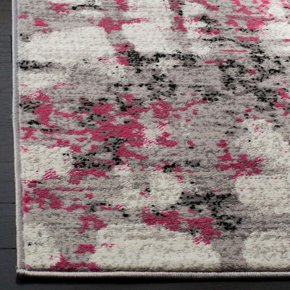 Safavieh Skyler Sky193P Grey / Pink Organic / Abstract Area Rug