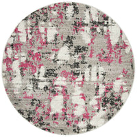 Safavieh Skyler Sky193P Grey / Pink Organic / Abstract Area Rug