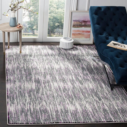 Safavieh Skyler Sky194R Grey / Purple Geometric Area Rug