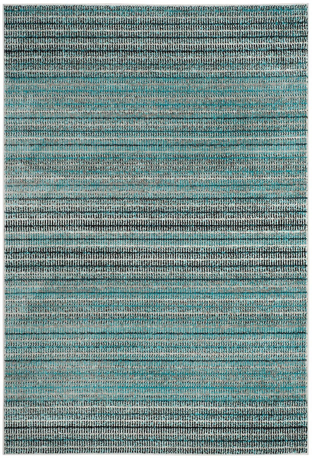 Safavieh Skyler Sky196C Blue / Grey Striped Area Rug