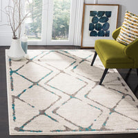 Safavieh Skyler Sky197D Ivory / Blue Moroccan Area Rug