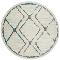 Safavieh Skyler Sky197D Ivory / Blue Moroccan Area Rug