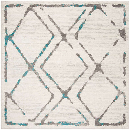 Safavieh Skyler Sky197D Ivory / Blue Moroccan Area Rug