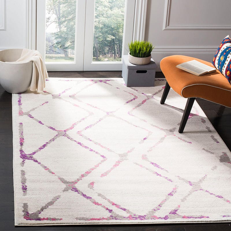 Safavieh Skyler Sky197F Ivory / Pink Rugs.
